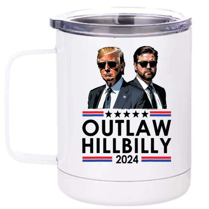 Outlaw Hillbilly 2024 12 oz Stainless Steel Tumbler Cup