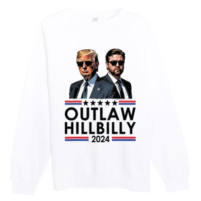 Outlaw Hillbilly 2024 Premium Crewneck Sweatshirt