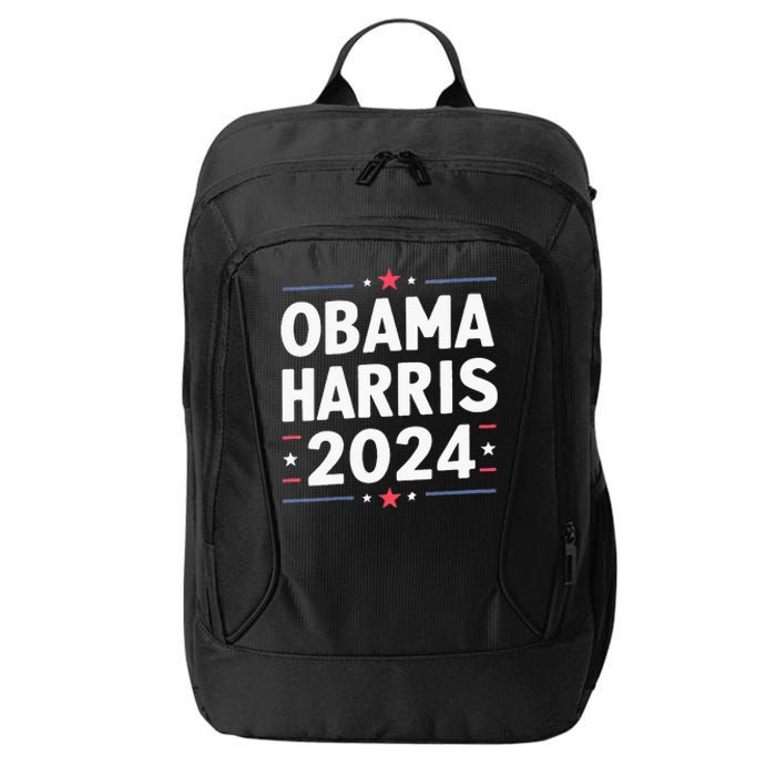 Obama Harris 2024 Democrat Us Election Michelle Kamala City Backpack