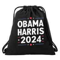 Obama Harris 2024 Democrat Us Election Michelle Kamala Drawstring Bag