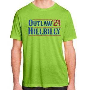 Outlaw Hillbilly 2024 Funny Country Western Trump Vance 2024 Adult ChromaSoft Performance T-Shirt