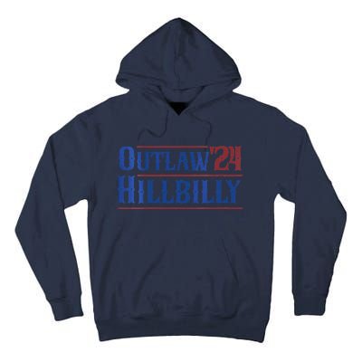 Outlaw Hillbilly 2024 Funny Country Western Trump Vance 2024 Tall Hoodie