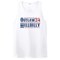 Outlaw Hillbilly 2024 Barbed Wire Western Trump Vance 2024 PosiCharge Competitor Tank