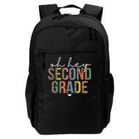 Oh Hey 2nd Second Grade Back To School Leopard For Teachers Daily Commute Backpack