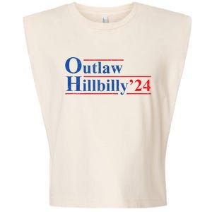 Outlaw Hillbilly 24 IM Voting For The Outlaw And Hillbilly Garment-Dyed Women's Muscle Tee