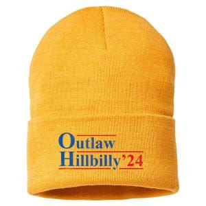 Outlaw Hillbilly 24 IM Voting For The Outlaw And Hillbilly Sustainable Knit Beanie