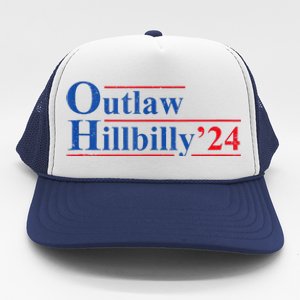 Outlaw Hillbilly 24 IM Voting For The Outlaw And Hillbilly Trucker Hat