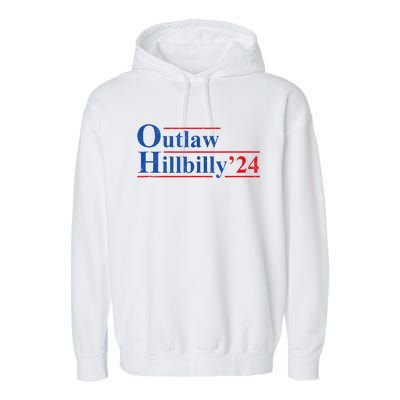 Outlaw Hillbilly 24 IM Voting For The Outlaw And Hillbilly Garment-Dyed Fleece Hoodie