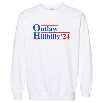 Outlaw Hillbilly 24 IM Voting For The Outlaw And Hillbilly Garment-Dyed Sweatshirt