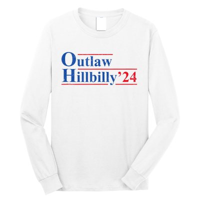 Outlaw Hillbilly 24 IM Voting For The Outlaw And Hillbilly Long Sleeve Shirt