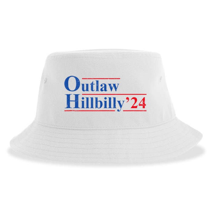 Outlaw Hillbilly 24 IM Voting For The Outlaw And Hillbilly Sustainable Bucket Hat