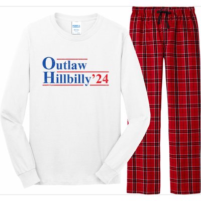 Outlaw Hillbilly 24 IM Voting For The Outlaw And Hillbilly Long Sleeve Pajama Set