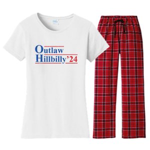 Outlaw Hillbilly 24 IM Voting For The Outlaw And Hillbilly Women's Flannel Pajama Set