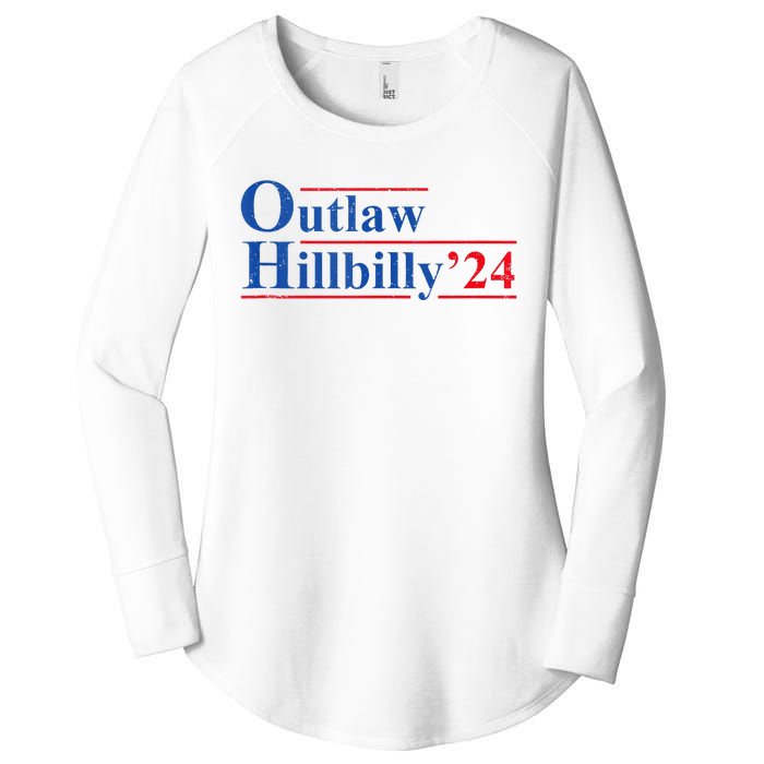 Outlaw Hillbilly 24 IM Voting For The Outlaw And Hillbilly Women's Perfect Tri Tunic Long Sleeve Shirt