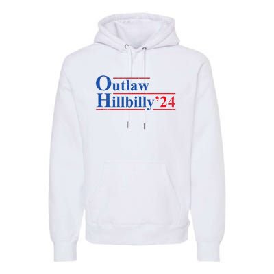 Outlaw Hillbilly 24 IM Voting For The Outlaw And Hillbilly Premium Hoodie