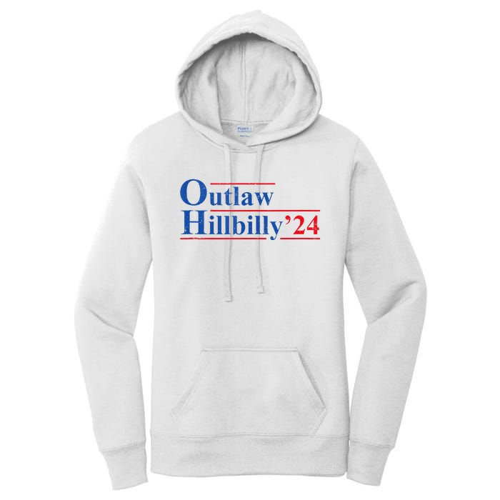 Outlaw Hillbilly 24 IM Voting For The Outlaw And Hillbilly Women's Pullover Hoodie