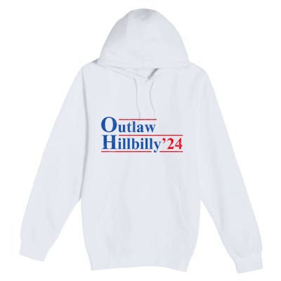 Outlaw Hillbilly 24 IM Voting For The Outlaw And Hillbilly Premium Pullover Hoodie