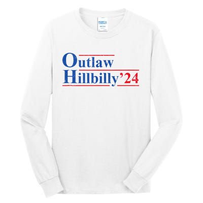 Outlaw Hillbilly 24 IM Voting For The Outlaw And Hillbilly Tall Long Sleeve T-Shirt