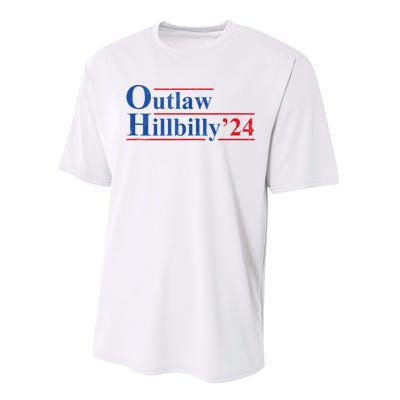 Outlaw Hillbilly 24 IM Voting For The Outlaw And Hillbilly Performance Sprint T-Shirt