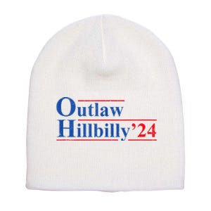 Outlaw Hillbilly 24 IM Voting For The Outlaw And Hillbilly Short Acrylic Beanie