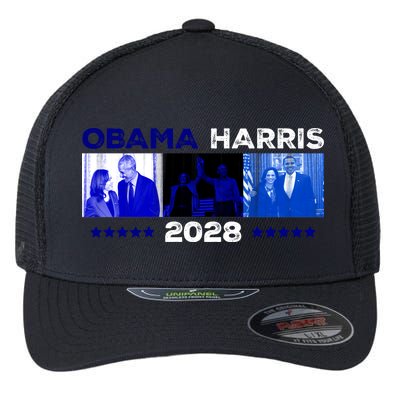 Obama Harris 2028 Flexfit Unipanel Trucker Cap