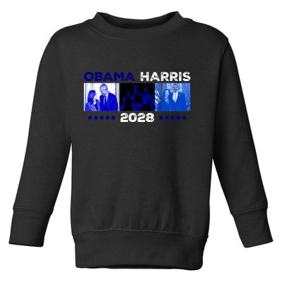 Obama Harris 2028 Toddler Sweatshirt