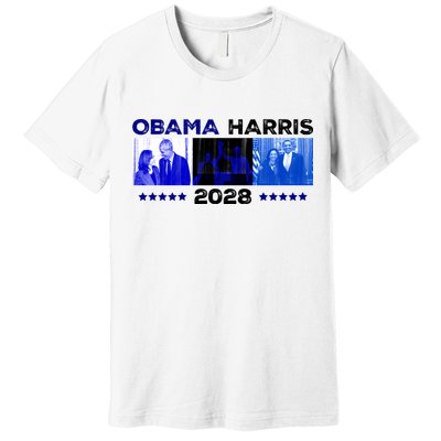 Obama Harris 2028 Premium T-Shirt