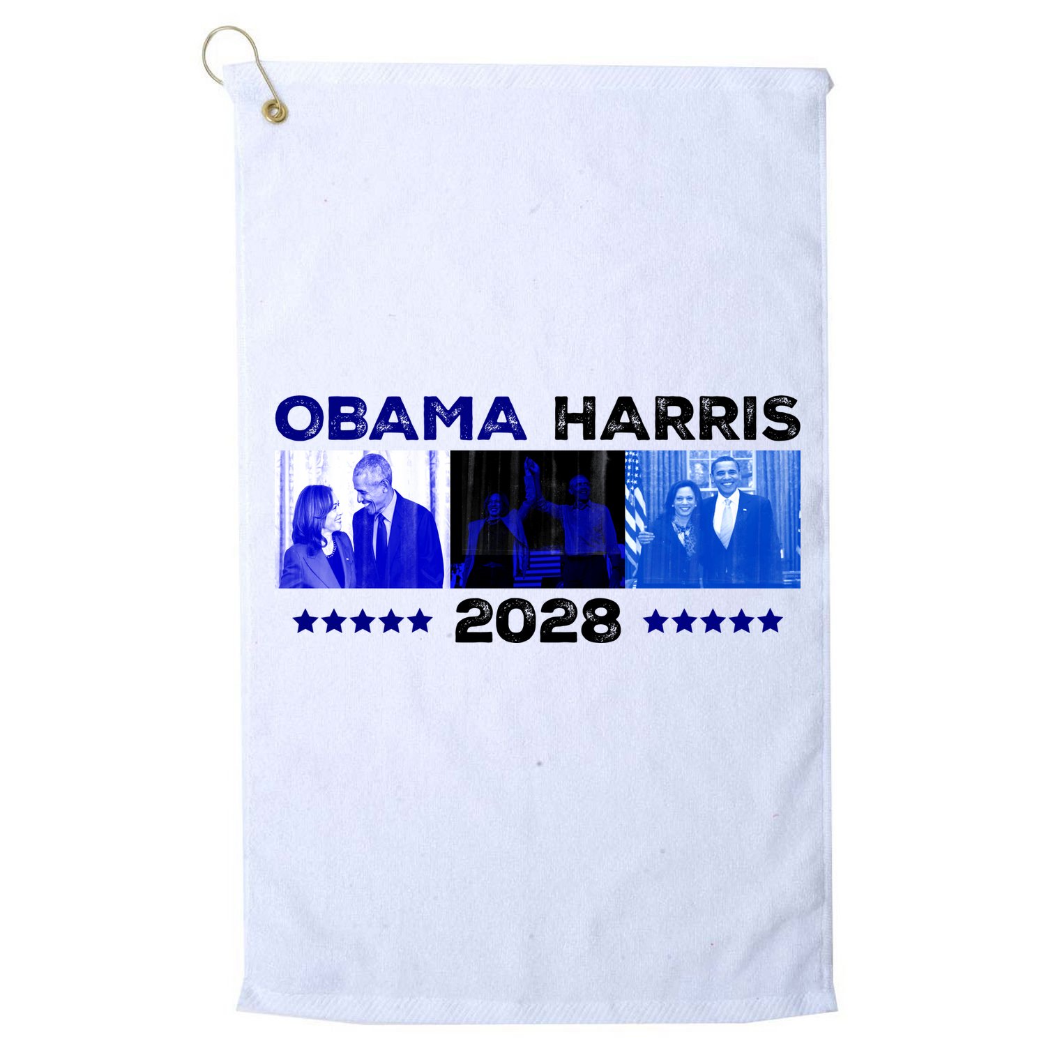 Obama Harris 2028 Golf Towel