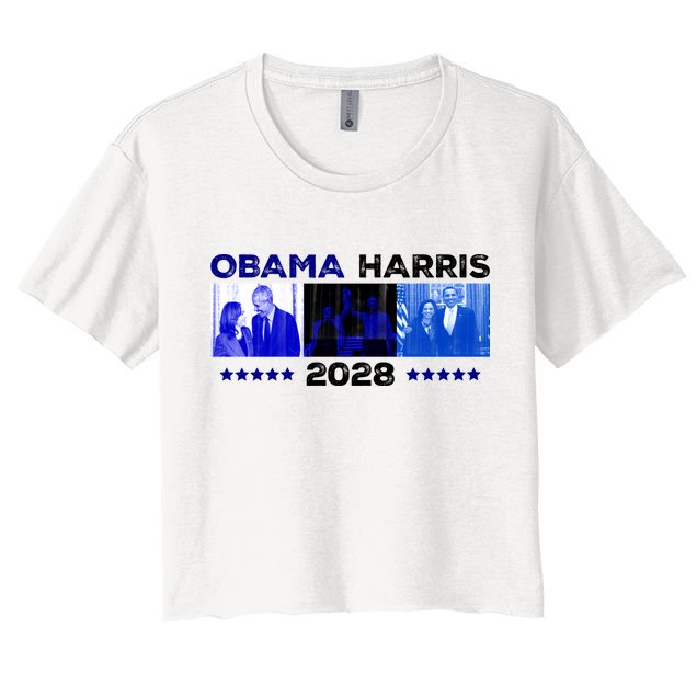 Obama Harris 2028 Crop Top