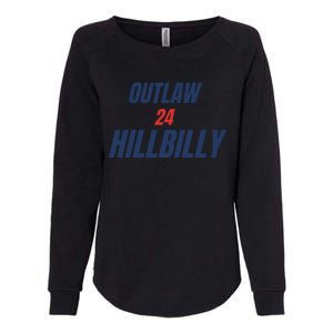 Outlaw Hillbilly 24 Womens California Wash Sweatshirt