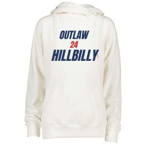 Outlaw Hillbilly 24 Womens Funnel Neck Pullover Hood