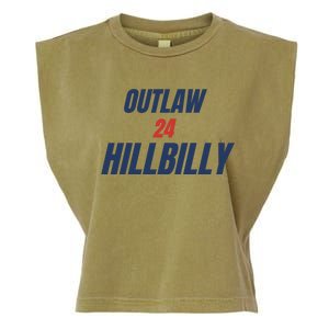 Outlaw Hillbilly 24 Garment-Dyed Women's Muscle Tee