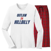 Outlaw Hillbilly 24 Women's Long Sleeve Flannel Pajama Set 