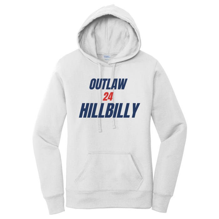 Outlaw Hillbilly 24 Women's Pullover Hoodie