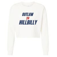 Outlaw Hillbilly 24 Cropped Pullover Crew