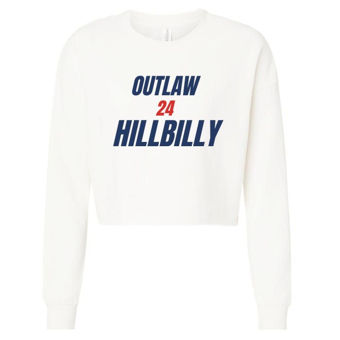 Outlaw Hillbilly 24 Cropped Pullover Crew