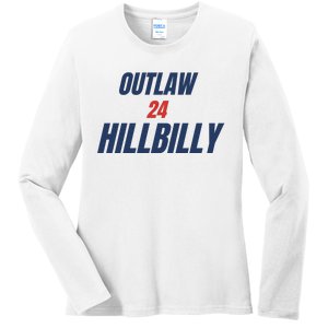 Outlaw Hillbilly 24 Ladies Long Sleeve Shirt