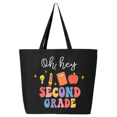 Oh Hey 2nd Second Grade Funny Back To School 25L Jumbo Tote