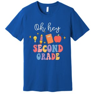 Oh Hey 2nd Second Grade Funny Back To School Premium T-Shirt