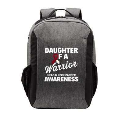 oral head and neck cancer awareness daughter of a warrior Vector Backpack