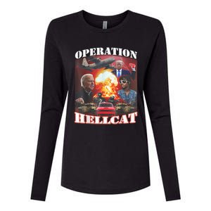 Operation Hellcat, Anti Biden Proud Ultra Maga King 2024 Womens Cotton Relaxed Long Sleeve T-Shirt