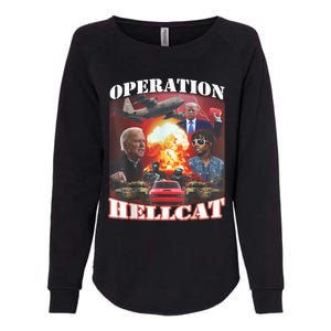 Operation Hellcat, Anti Biden Proud Ultra Maga King 2024 Womens California Wash Sweatshirt