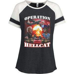 Operation Hellcat, Anti Biden Proud Ultra Maga King 2024 Enza Ladies Jersey Colorblock Tee