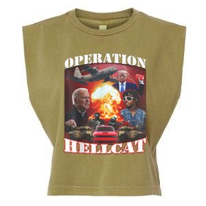 Operation Hellcat, Anti Biden Proud Ultra Maga King 2024 Garment-Dyed Women's Muscle Tee