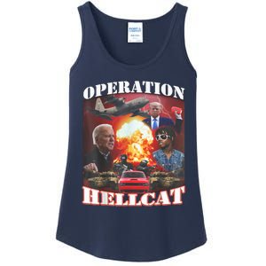 Operation Hellcat, Anti Biden Proud Ultra Maga King 2024 Ladies Essential Tank