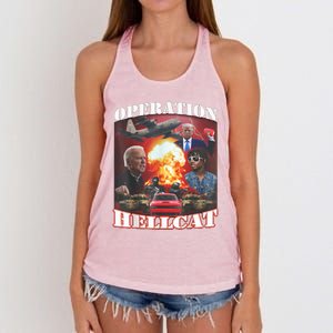 Operation Hellcat, Anti Biden Proud Ultra Maga King 2024 Women's Knotted Racerback Tank