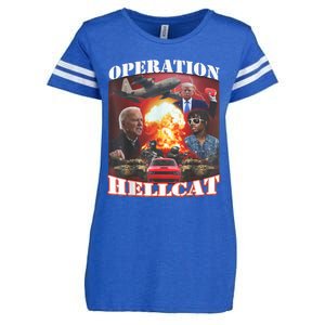 Operation Hellcat, Anti Biden Proud Ultra Maga King 2024 Enza Ladies Jersey Football T-Shirt