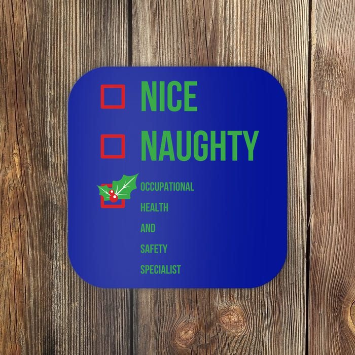 Occupational Health And Safety Specialist Christmas Gift Funny Gift Coaster