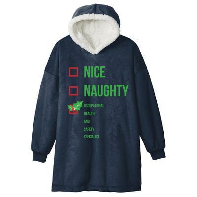 Occupational Health And Safety Specialist Christmas Gift Funny Gift Hooded Wearable Blanket