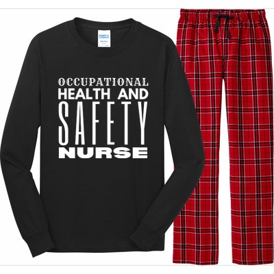 Occupational Health And Safety Nurse Safety Campaigns Gift Long Sleeve Pajama Set